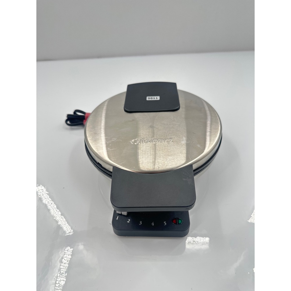 Cuisinart WMR-CA Classic Waffle Maker Brushed Stainless Steel 5-Setting Round